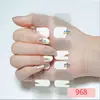 Película de Esmalte en Gel Impermeable Sin Hornear Pegatina Completa Color Contrastante Manchado Película de Esmalte de Uñas de Temporada Papel Pegatina de Uñas Película Pegatina