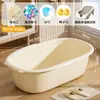 Tina de Baño para Bebé Engrosada para el Hogar, Tina de Baño de Remojo Especial para Niños, Tina Grande para Niños