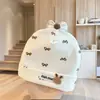 Gorro Fetal de Algodón Puro para Recién Nacidos, Gorro de Bebé Delgado Estilo Primavera y Otoño, Moño de Puntos, Gorro Sin Costuras para Protección de la Cabeza del Bebé y Fontanela