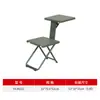 Una variedad de equipo de campamento estándar, Cama individual de acero para entrenamiento militar, Litera para dormitorio de empleados, Armario interior, Escritorio de estudio, Silla de estudio