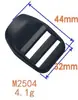 Mercadorias de fábrica fivela de olho fivela trapezoidal curva ajuste de alça de mochila fivela de quatro barras fivela de escada plana fivela de ajuste de plástico