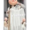 Traje de Moda de Primavera y Verano Blusa Fina con Hombro Micro Descubierto Top Base Camisola Holgada en I Anti-caminar