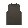 Essentials Hhh Camiseta sin Mangas para Hombre High Street Chaleco sin Mangas Diseño Único Verano Tendencia Marca