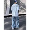 Suministro Exclusivo Transfronterizo de Pantalones Cargo de Paracaidista para Hombre Primavera y Otoño 2026, Pantalones Casuales Anchos de Pierna Sueltos Retro Modernos Estilo Americano al por Mayor