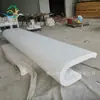 Fabricantes de piscinas redondas de cimento para árvores ao ar livre, bancos de descanso de paisagem pré-fabricados de GRC, móveis de cimento