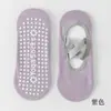 Calcetines de Yoga 90% Algodón para Mujer, Verano Algodón Puro Antideslizantes para Interiores Fitness Baile Pilates Calcetines Deportivos Sin Costuras
