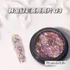 Joias para Nail Art com Lantejoulas de Alto Brilho Importadas da Coreia do Sul Joias para Unhas Gradiente Super Brilhantes Retro de Alta Qualidade Caixa Redonda