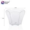 Vaso de Plástico Desechable Transparente 60ml2oz Forma de Flor Repostería Mini Postre Mousse Pudín Gelatina Xilosa Copa Transfronteriza