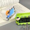 Adesivo Xiao Xin decoração de desenho animado fofa relógio despertador eletrônico mini relógio despertador relógio de hora para acordar estudante despertador