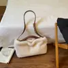 Bolsa esponjosa para mujer, nueva moda de otoño 2026, bandolera de moda para el día a día, bolso de mano cruzado de gran capacidad