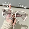 Gafas de Sol Cuadradas con Montura Nueva Estilo en Forma de Estrella para Mujer, Gama Alta, Protección UV, Protección Solar