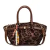 Bolso Cruzado Estilo Coreano Simple con Estampado de Leopardo para Mujer 2025 Otoño Nuevo Elegante de Alta Calidad