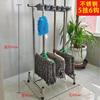 Suporte de Mop em Aço Inoxidável, Rack de Armazenamento para Mops e Vassouras, Montado na Parede, Móvel, para Uso Doméstico