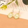 Brincos de prata S925 estilo japonês e coreano, todos combinando, brincos simples, personalidade, brincos elegantes, primavera e verão, para meninas B388