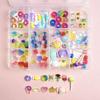 12 Cajas Oso Dopamina Gomoso Joyería para Uñas Flor de Hielo Multicolor Accesorios DIY Material Caja
