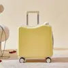 Caja para sentarse y montar equipaje infantil caja de cabina de 18 pulgadas maleta de trolley mini caja para montar caja de paseo para niños artefacto para caminar para bebé de dibujos animados
