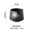Taza de Té Japonesa Transfronteriza Retro Hecha a Mano Taza de Café Taza para Velas de Aromaterapia Taza para Café con Hielo Latte Taza de Porcelana para Matcha Comercio Exterior