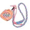 Uma Corda, Três Usos, Alça de Mochila Escolar Mini, Cordão para Celular, Pendurador Transversal no Pescoço, Corrente de Pulso para Celular, Anti-Perda e Anti-Queda para Homens e Mulheres
