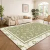 Tapete de Sala de Estar Vintage Estilo Francês, Capa para Sofá, Impermeável, Quente, Estilo Retrô, Estilo Luxo Leve, Lavável, Limpável, Melhora o Ambiente