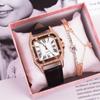 Reloj Tiktok reloj para mujer celebridad de internet en vivo regalo pulsera traje dos piezas correa reloj de cuarzo para mujer al por mayor