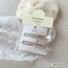 Advanced Texture Silver Hairpin Metal Duckbill Clip Bangs Clip Acessórios de cabelo Headwear Clip Acessórios de cabelo Headwear