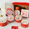 Caixa de Doces para Casamento Pode Conter Cigarros, Embalagem de Lata para Casamento, Caixa de Presente para Aniversário de Lua Cheia do Bebê Ano do Coelho com Artesanato em Relevo