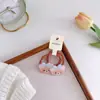Lindo Dibujo Animado Oso Pequeño Anillo de Toalla Pinza para el Cabello Elástico No Lastima el Cabello Goma para el Cabello Pasador Niños Banda Elástica para Cola de Caballo Cuerda para el Cabello Accesorios para el Cabello