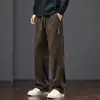 Nova coleção de outono: Calça casual moderna, simples e versátil de corte solto para homens, com design de perna reta, adequada para esportes e uso diário, disponível em tamanhos grandes