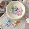 Chaveiro de Sino de Ovelha Pequena Fofo Macio Divertido Ovelha Doce Coração Menina Pingente Ins Ornamento de Mochila Presente