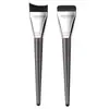 Nuevo pincel para base de maquillaje de media luna ultradelgado adaptable no absorbe el polvo cola de pez biselado cabeza plana corrector de mascarilla base líquida pincel de maquillaje