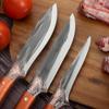 Cuchillo Deshuesador para Exteriores Forjado a Mano, Afilado para Carne de Res, Oveja y Cerdo, Cuchillo de Mano de Celebridad de Internet, Cuchillo Divisor, Juego Completo al Por Mayor