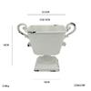 Vaso para Arranjo de Flores Estilo Pastoral Americano, Vaso de Flores de Natal para Mesa de Jantar de Pousada, Vaso Troféu com Duas Alças, Adereço de Fotografia