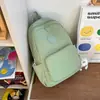 Mochila Escolar Estilo Japonês Estilo Ins Amarelo Leitoso Mochila Feminina Estilo Harajuku Casual Versátil Pequena Bolsa Viagem Mini Mochila