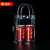 Bolsa de mão de plástico PVC chá com leite vinho tinto presente presente cosmético fogos de artifício celebridade online ins bolsa para viagem