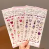 Pegatinas de Diamantes para Niños, Pegatinas de Gemas para Niñas, Pegatinas Faciales de Maquillaje para Escenario, Pegatinas 3D de Cristal para la Frente de Princesa, Pegatinas de Cristal