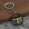Chaveiro de volante de corrida em estoque de fábrica, chaveiro de metal criativo, pingente para bolsa de presente pequena de casal