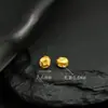Plata de Ley S925 Chapada en Oro de 24 Quilates y Plata Accesorios Separadores Hechos a Mano para Joyería DIY Pulseras Tejidas Collares Accesorios Pequeños Versátiles