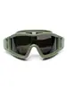 Gafas Tácticas, Gafas para Ciclismo al Aire Libre, A Prueba de Viento, A Prueba de Arena, A Prueba de UV, Resistentes a Impactos, Lentes Intercambiables, Unisex