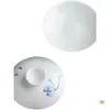 1 pieza se vende individualmente gaiwan de porcelana blanca alta pintado a mano para preparar té tapa roja tetera de porcelana azul y blanca juego de té gongfu de porcelana blanca accesorios