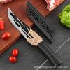 Nueva Celebridad de Internet Acampando Cuchillo de Matanza Forjado Portátil Patrón Martillado Mango de Grifo Cuchillo Express Cuchillo de Chef Cuchillo para Exteriores