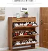 Gabinete de Zapatero para Puerta de Casa Ultradelgado 17cm Económico Multifuncional Simple Moderno Gabinete de Almacenamiento Estrecho Tipo Volcado Zapatero Pequeño