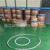 Junta blanda de PTFE con agujero para brida, Junta de sellado expandida de PTFE para brida