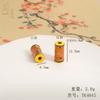 Molho de Método Antigo Jane Yue Peixinhos Koi Xiangyun Hortênsia Oca Seis Caracteres Mantra Acessórios de Tubo Curvo Acessórios de Pulseira de Contas