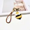 Sem Ansiedade Estilo Coreano Criativo Tecido Banana Chaveiro Acessório Pingente com Expressões Fofas para Casais Decoração de Bolsa