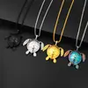 Temu Venta Caliente Suministro Transfronterizo Aleación Moderna Collar de Tortuga Colgante de Tortuga Temu Dropshipping Colgante