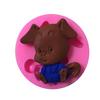 Forma de Bolo em Formato de Filhote Fofo Ferramenta de Silicone para Fondant e Confeitaria DIY Bandeja de Gelo