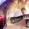 Em estoque atacado adesivos de tatuagem de braço inteiro à prova d'água flor braço braço adesivos de tatuagem transfronteiriça europeus e americanos tatuagem de braço inteiro