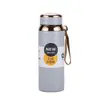 Taza Isotérmica de Acero Inoxidable Transfronteriza Nueva y Muy Atractiva, Botella de Agua Deportiva Portátil para Exteriores de Gran Capacidad con Correa de Transporte