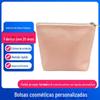 Bolsa Cosmética de PVC com Padrão Cruz Personalizada Transfronteiriça Portátil para Viagem Bolsa de Higiene Pessoal de Grande Capacidade Bolsa de Cosméticos da Moda Bolsa Clutch