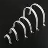 Abrazadera de Tubo Galvanizada en Forma de U Abrazadera de Silla de Montar Engrosada Abrazadera de Silla de Montar de Hierro Galvanizado Abrazadera de Silla de Montar de Metal Hebilla Doble de Semicírculo